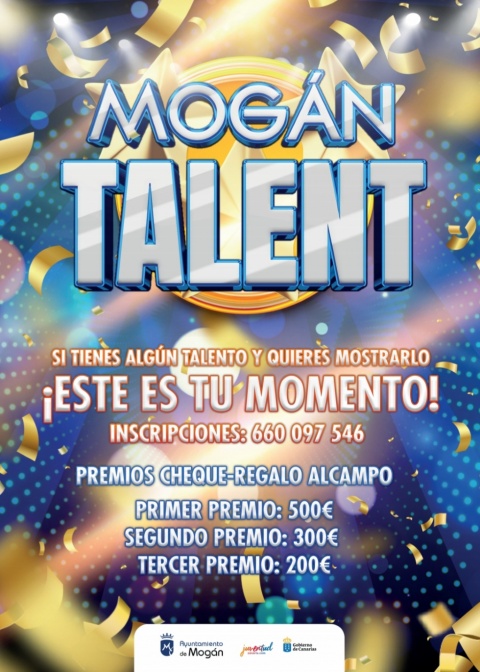 Cartel del "Mogán Talent"