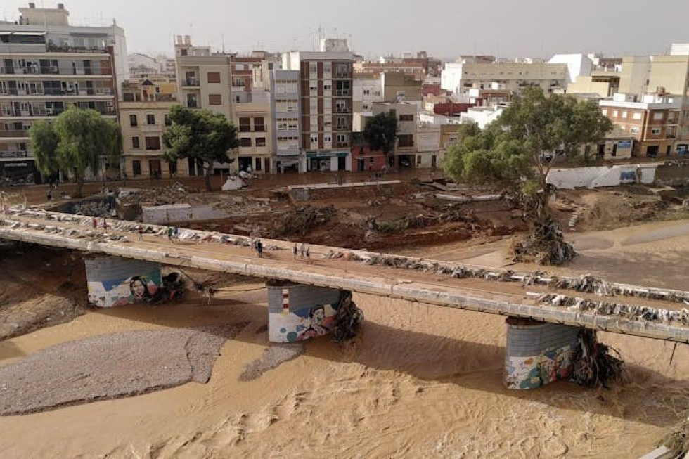Barranco del Poyo pocos días después de la inundación de Valencia en noviembre de 2024. Eloy Sanchis