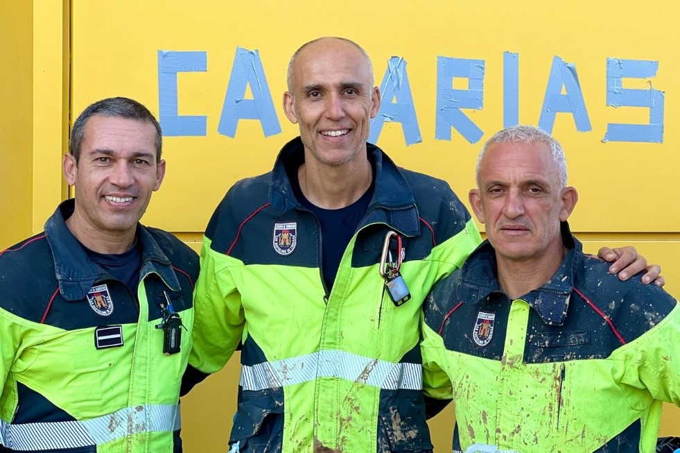 Salvador Cabrera Sosa, Santiago Mejías Ramírez y Pablo Bautista Pérez