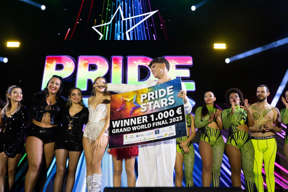 Christian, ganador del Pride Stars. Maspalomas Ahora