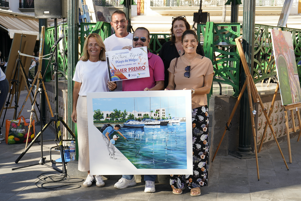 Primer premio XII Certamen de Pintura Rápida | Maspalomas Ahora