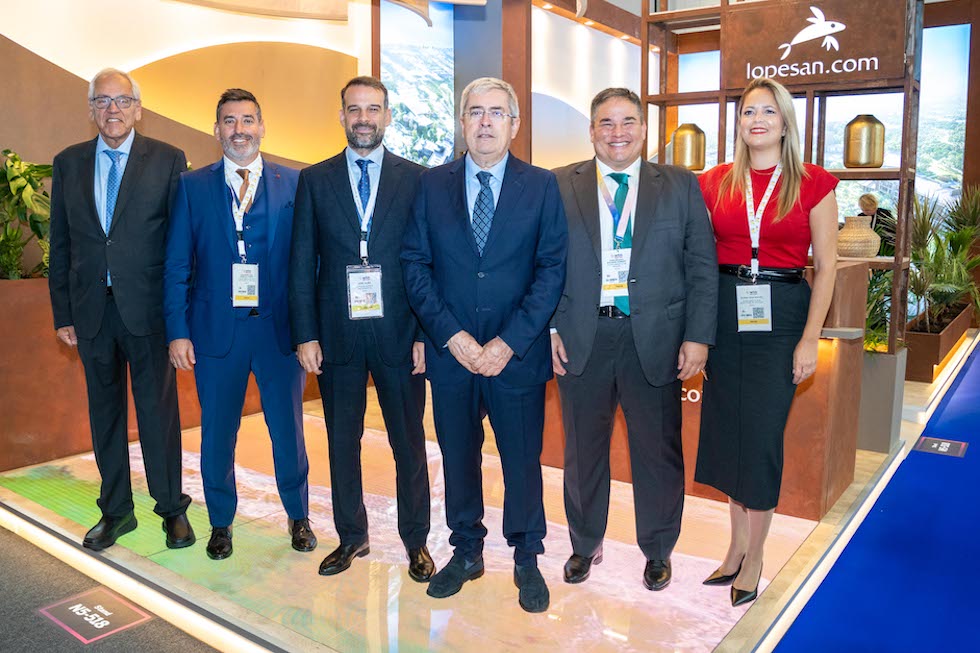 Ramón Suárez, Alejandro Marichal, José Alba, Marco Aurelio Pérez, Mencey Navarro y Yilenia Vega | Maspalomas Ahora