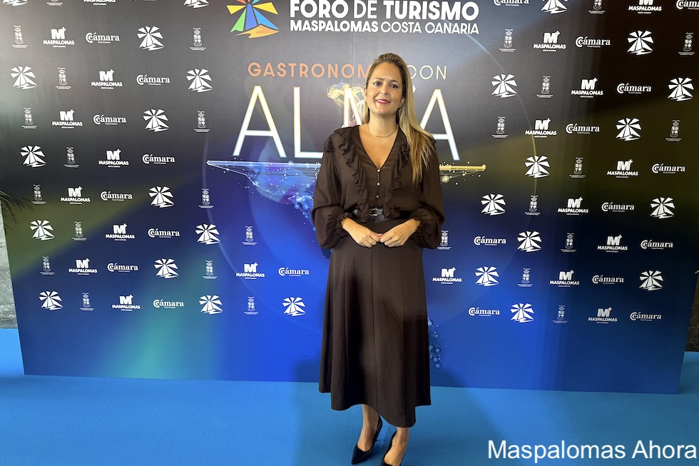 Yilenia Vega, en la inauguración del Foro de Turismo