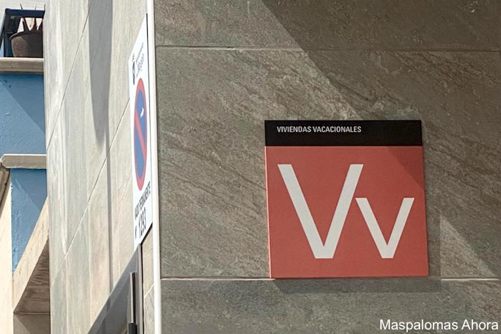 Cartel de Vivienda Vacacional | Maspalomas Ahora