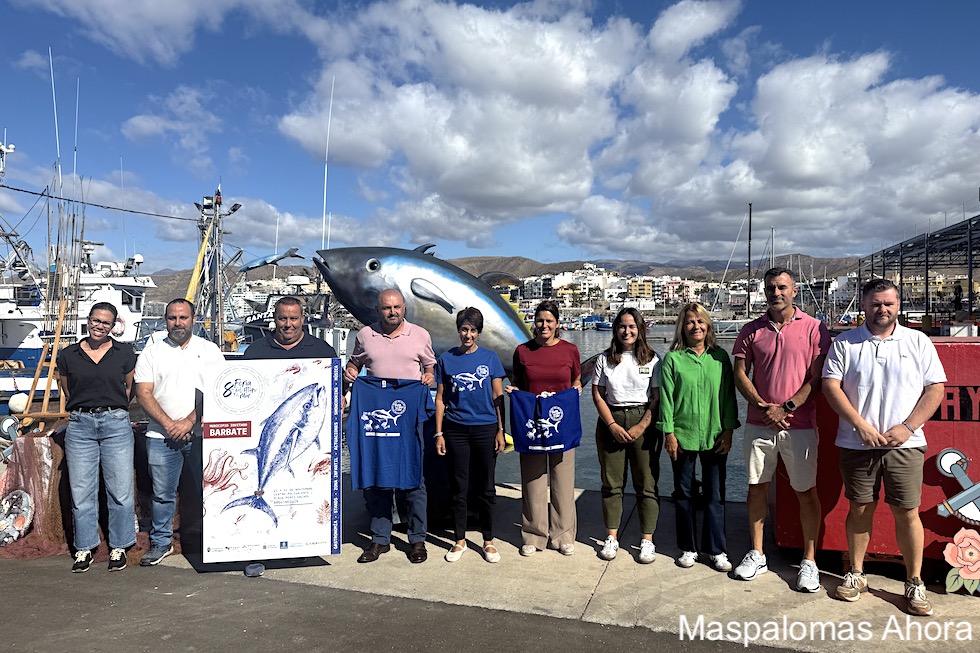 Autoridades locales durante la presentación | Maspalomas Ahora