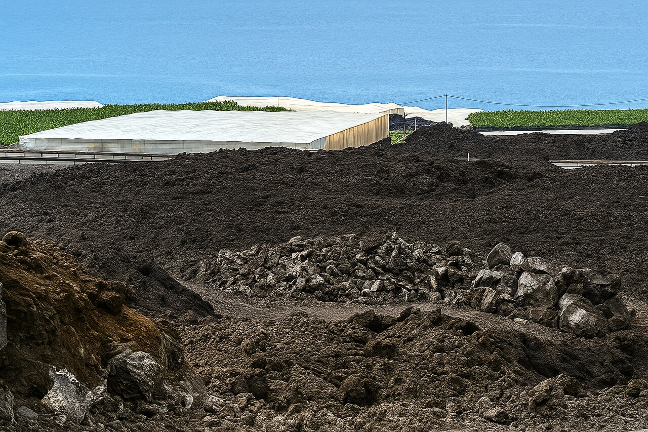 Zona de plataneras dañada por la erupción | Diario de La Palma