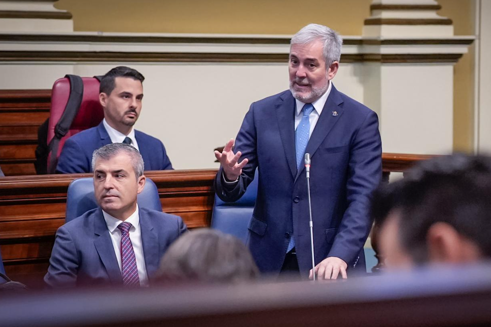 El presidente de Canarias en el parlamento | Maspalomas Ahora