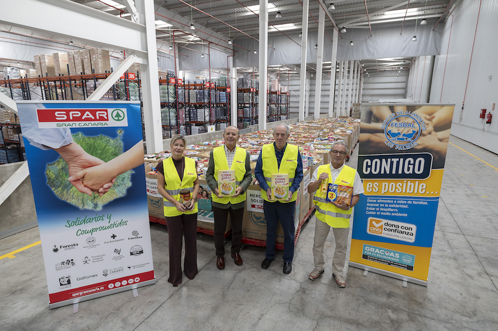 Recogida de alimentos SPAR Gran Canaria | Maspalomas Ahora