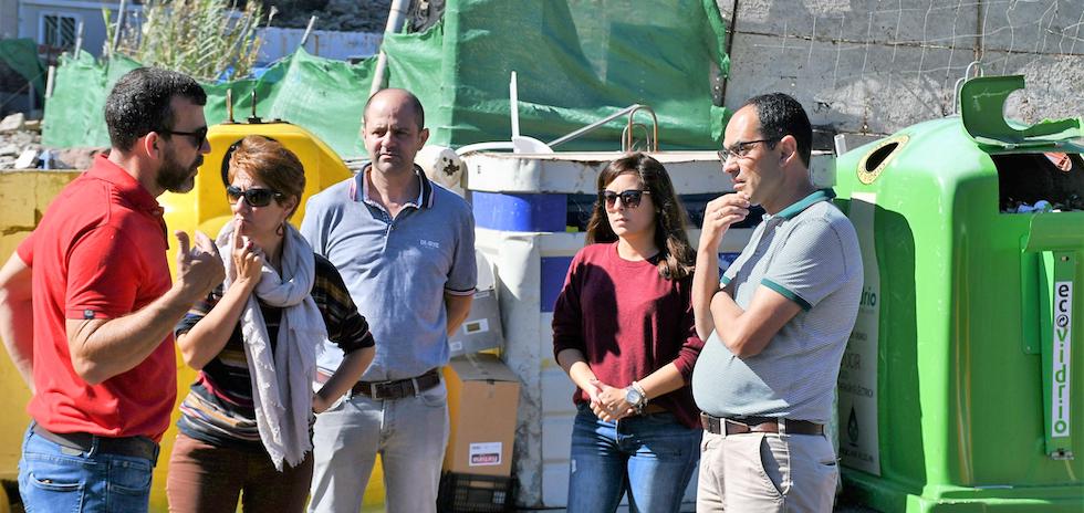 Onalia Bueno y representantes del Gobierno municipal | MASPALOMAS AHORA