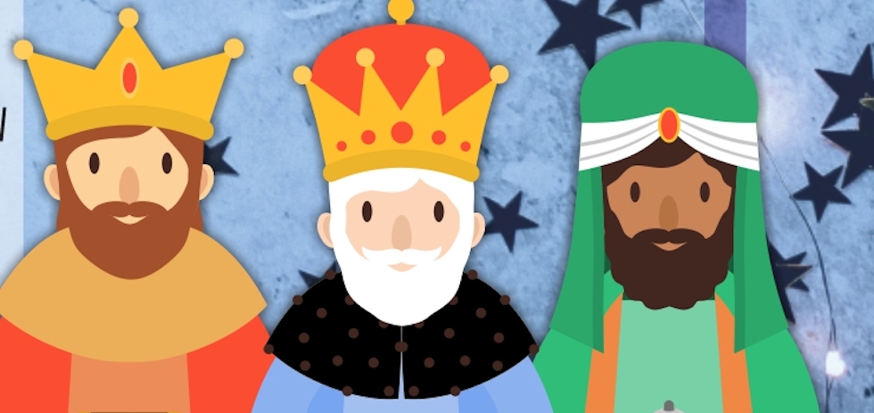 Cartel de los Reyes Magos de Oriente. MASPALOMAS AHORA