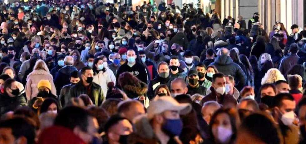 Aglomeraciones por navidad.