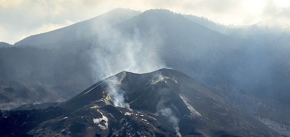Cono del volcán de Cumbre Vieja. ACFI PRESS