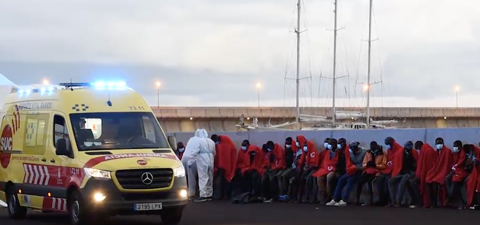 Llegada de inmgrantes a Canarias. ACFI PRESS