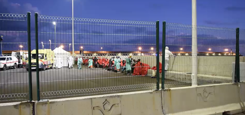 Llegada de inmigrantes a El Hierro. ACFI PRESS