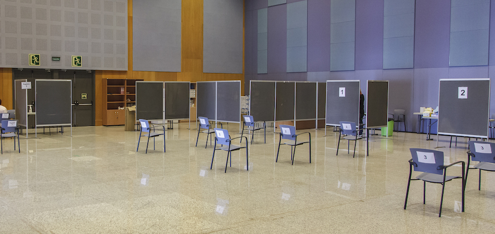 Sala de vacunación, ExpoMeloneras. ACFI PRESS