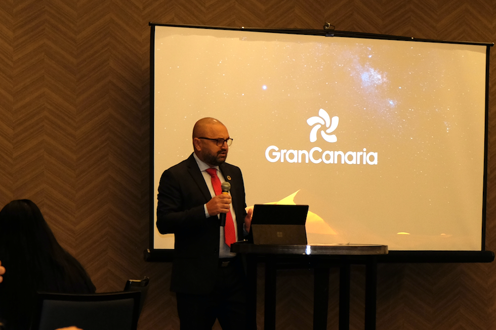 Carlos Álamo, consejero de Turismo del Cabildo de Gran Canaria