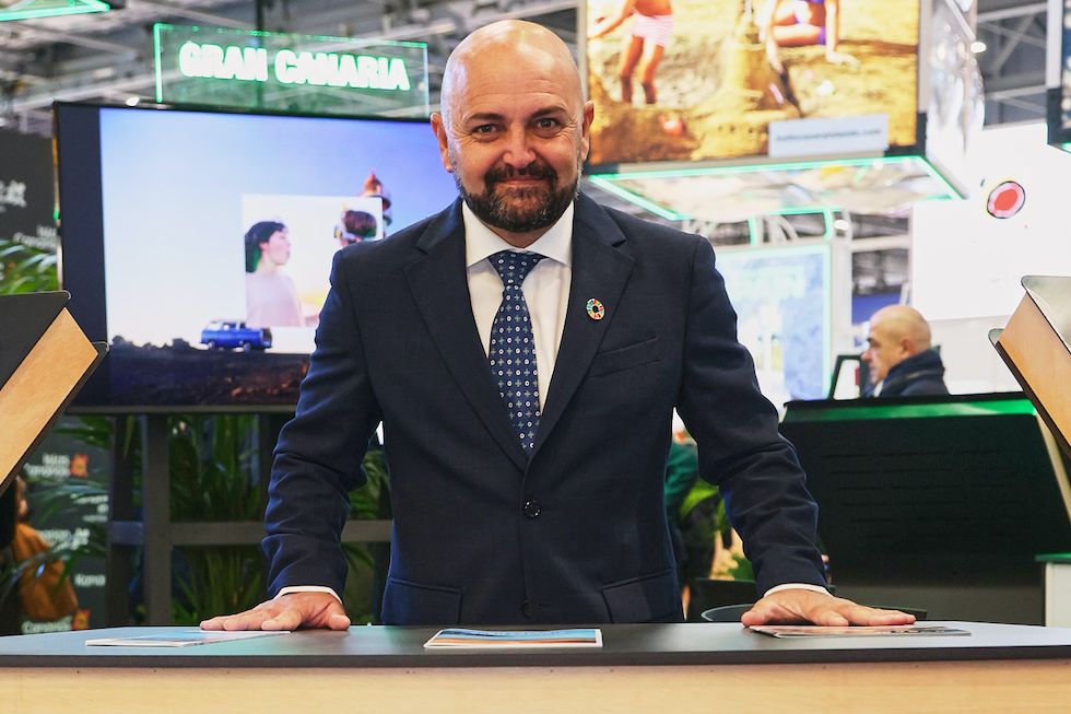 Carlos Álamo, consejero de Turismo del Cabildo de Gran Canaria.