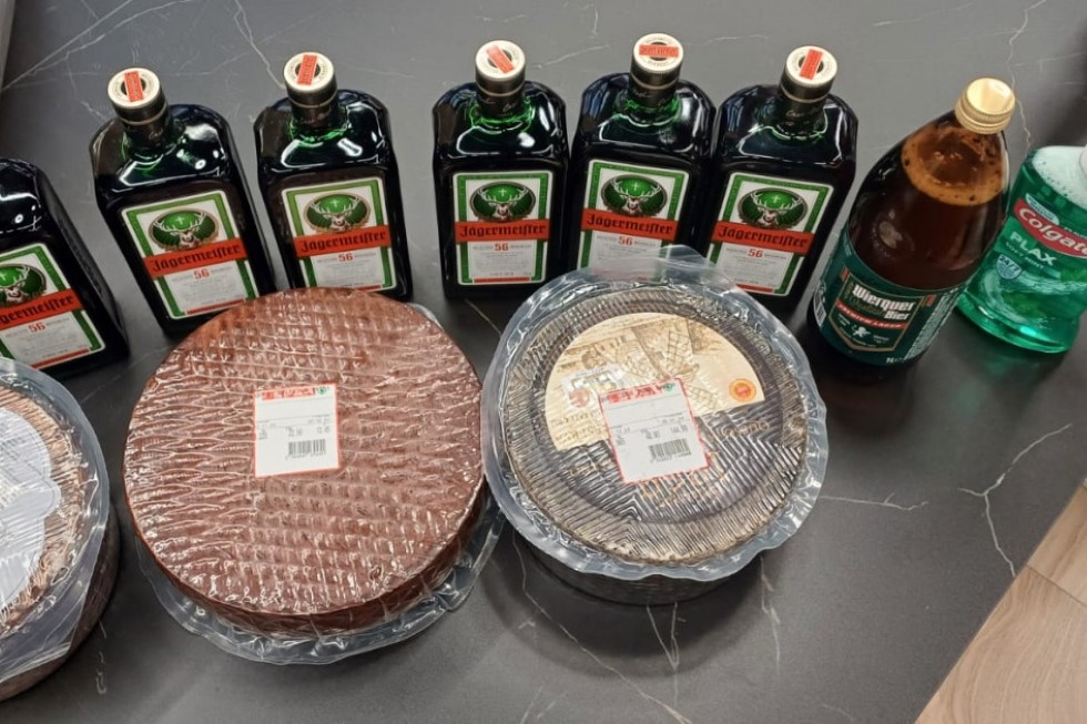 Productos sustraídos. Ayuntamiento de Mogán