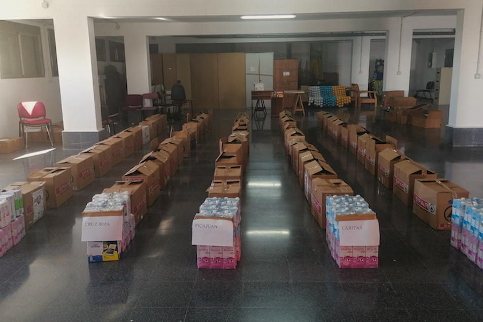 Alimentos entregados