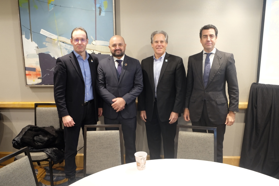De izquierda a derecha, Magí Castelltort, Carlos Álamo, James Killen y Pablo Llinares