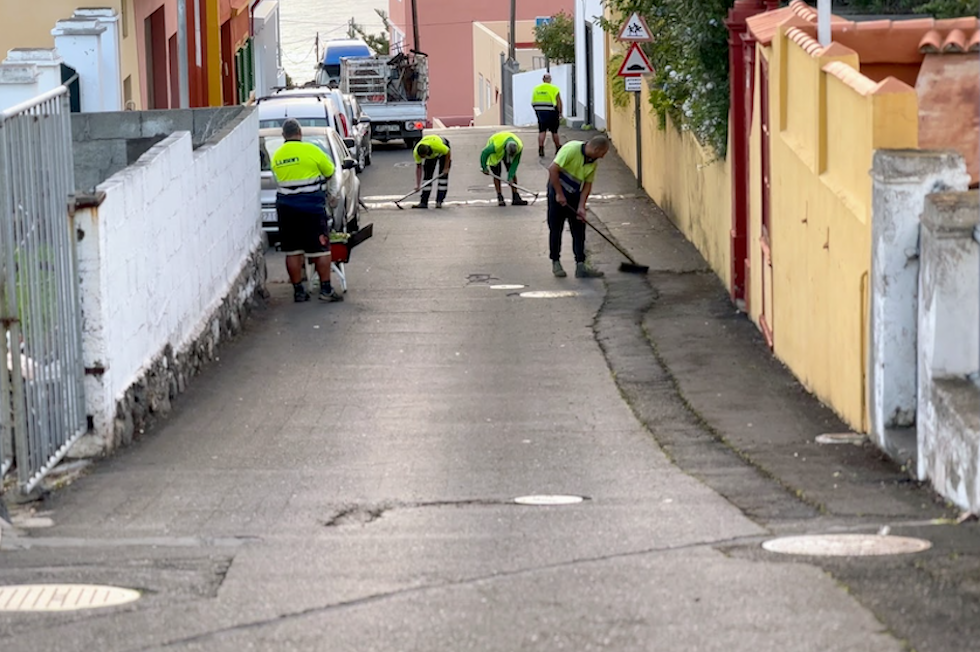 Inicio de los trabajos de acondicionamiento y repavimentación