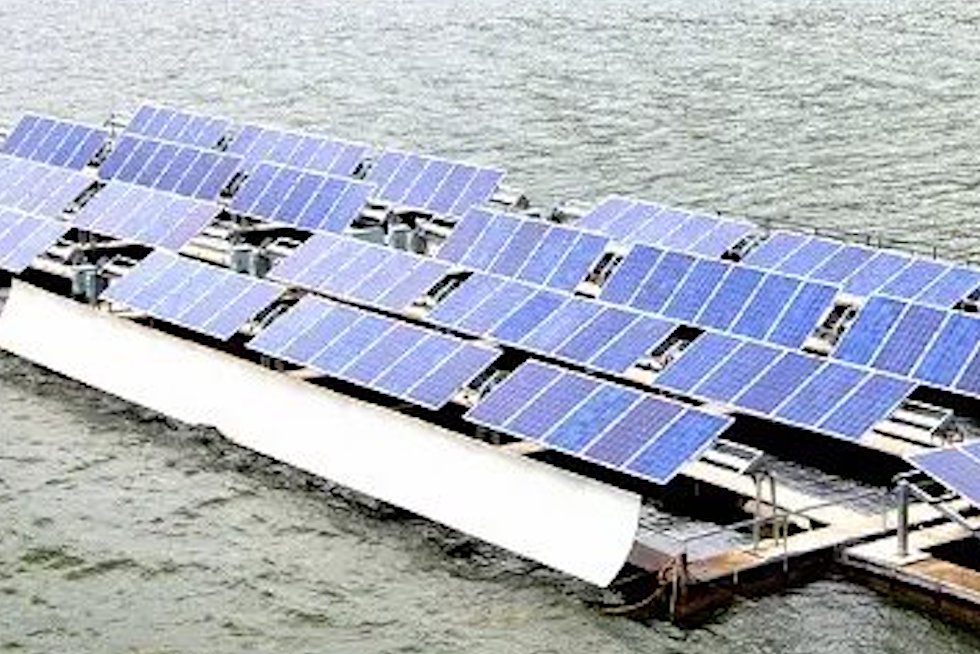 Paneles solares flotantes. RTVC