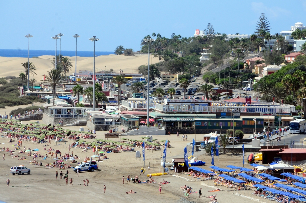 Playa del Inglés. Imagen de archivo