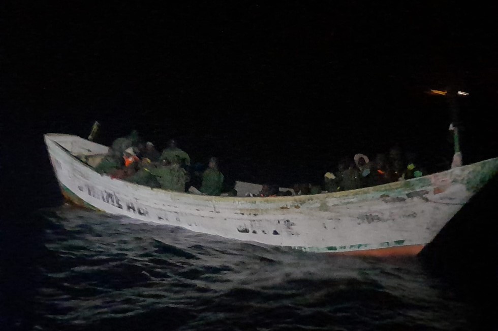 Llegada de migrantes a las costas de Gran Canaria