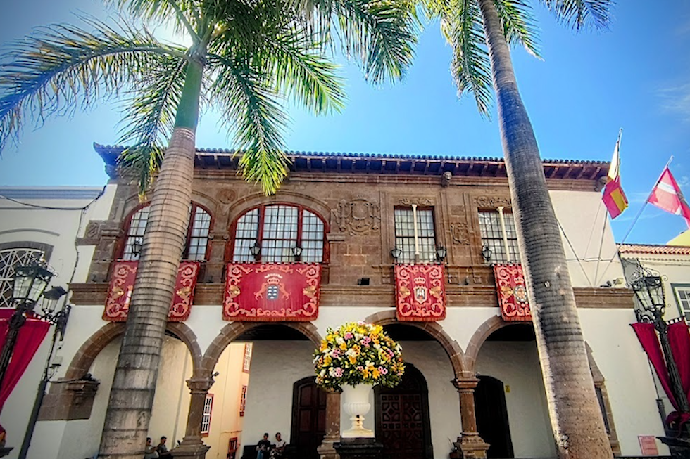 Fachada del Ayuntamiento de Santa Cruz de La Palma