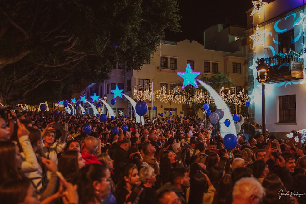 Encendido de luces navideñas en Los Llanos de Aridane