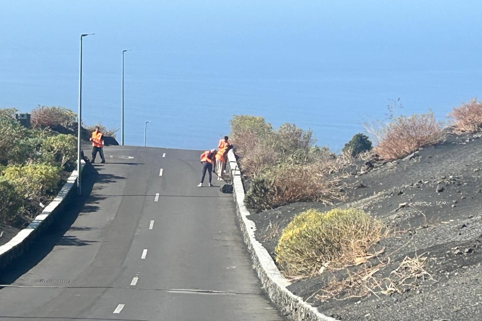 Limpieza en el barrio de Las Manchas
