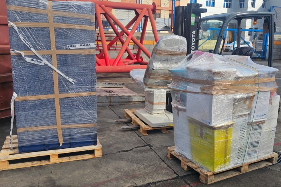 Material enviado a Mauritania | Maspalomas Ahora