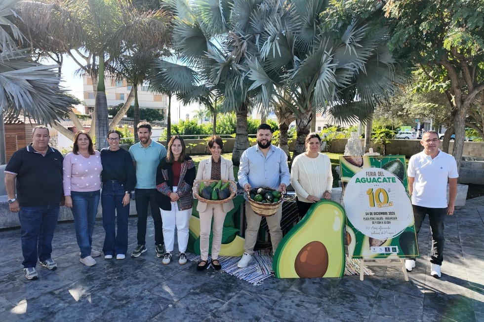 Parte de la corporación municipal en la rueda de prensa | Maspalomas Ahora