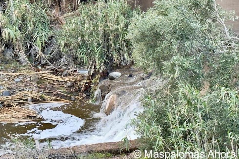 Barranco de Tirajana tras el paso de Emilia | Maspalomas Ahora