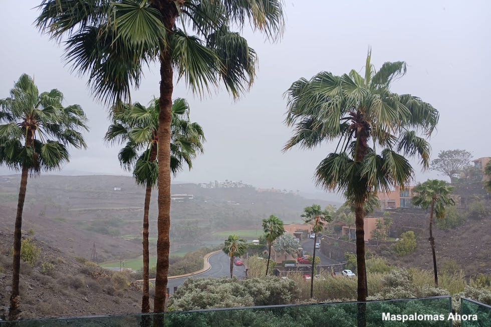 Borrasca Olivier (imagen de archivo) | Maspalomas Ahora